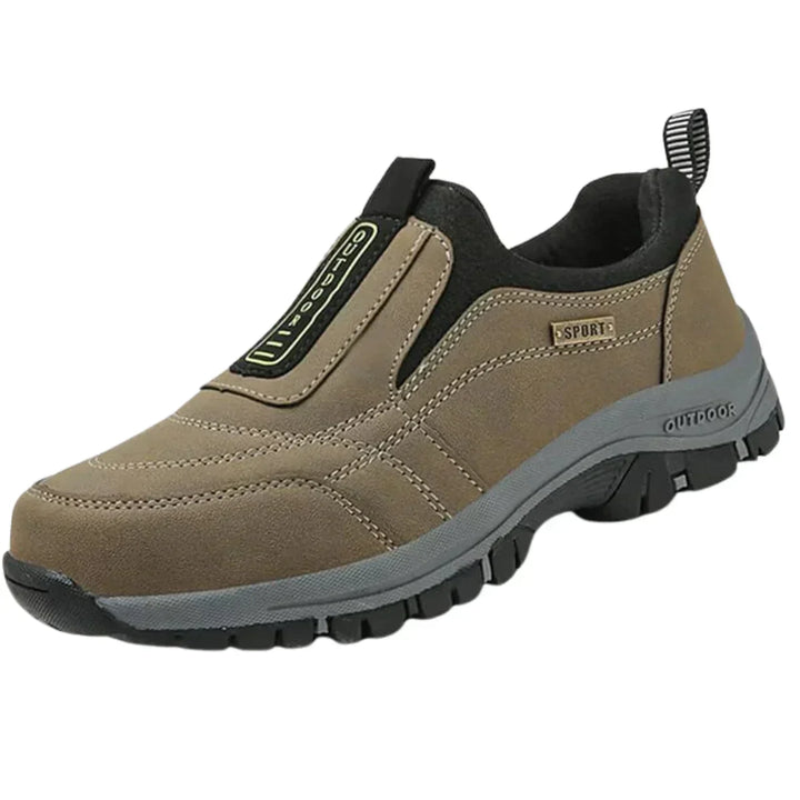 Suede-look instapschoenen met gedempte zool