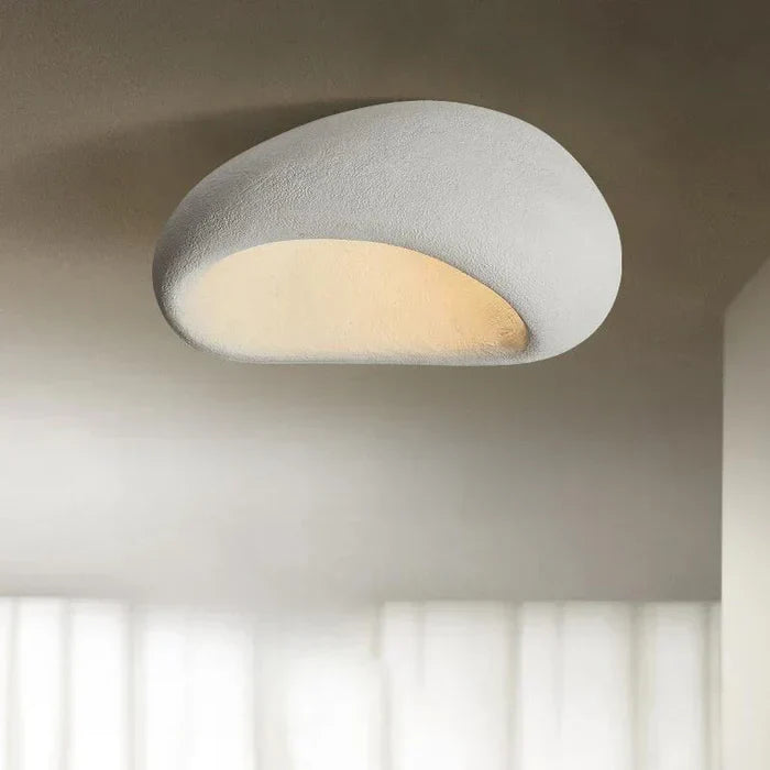 Wabi-sabi LED-plafondlamp – decoratieve plafonnière met organische vorm