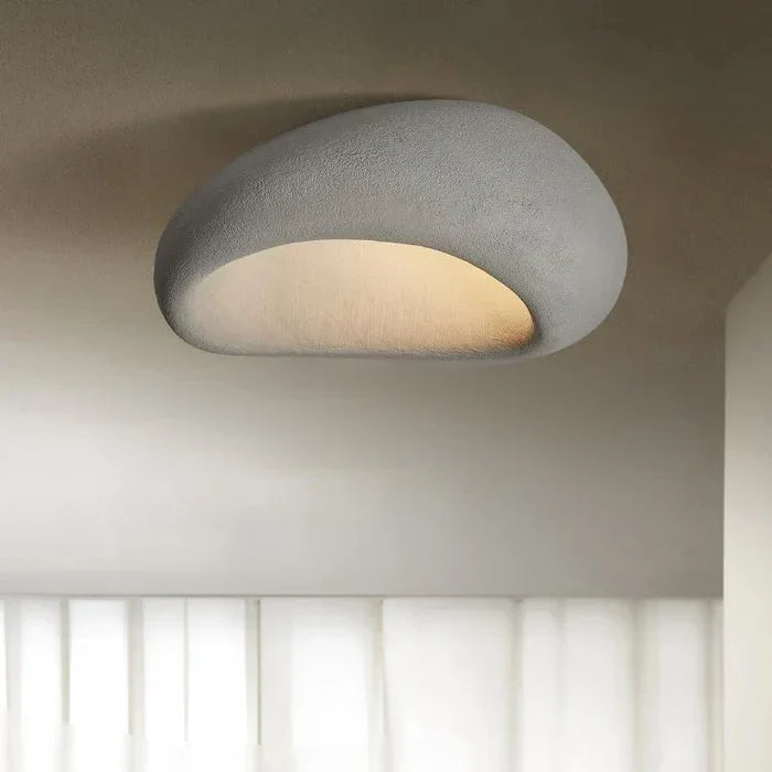 Wabi-sabi LED-plafondlamp – decoratieve plafonnière met organische vorm