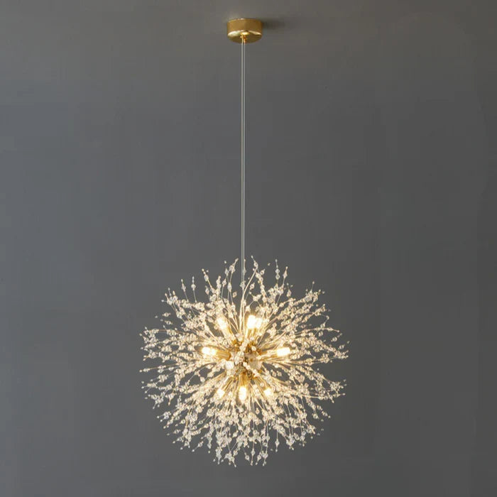 Exclusieve Kroonluchter met Kristallen – Elegante Plafondlamp voor Verfijnde Interieurs
