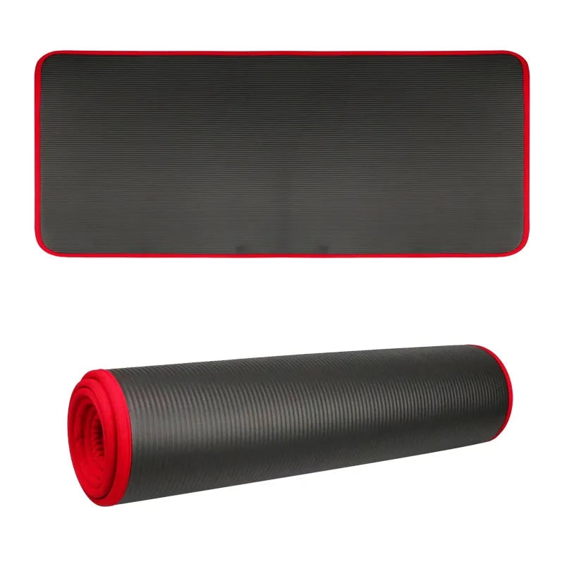 Opvouwbare yogamat voor oefeningen met 10 mm dikke schuimvulling en antislipoppervlak