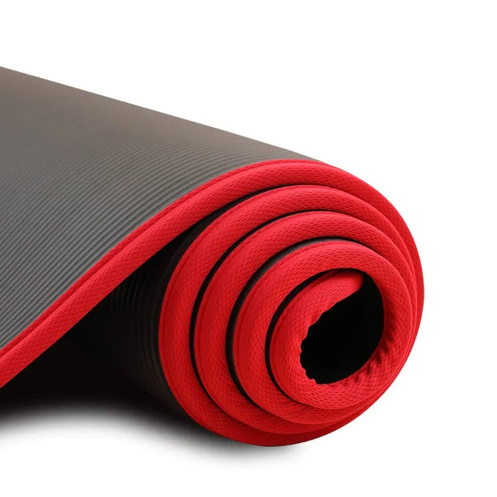 Opvouwbare yogamat voor oefeningen met 10 mm dikke schuimvulling en antislipoppervlak