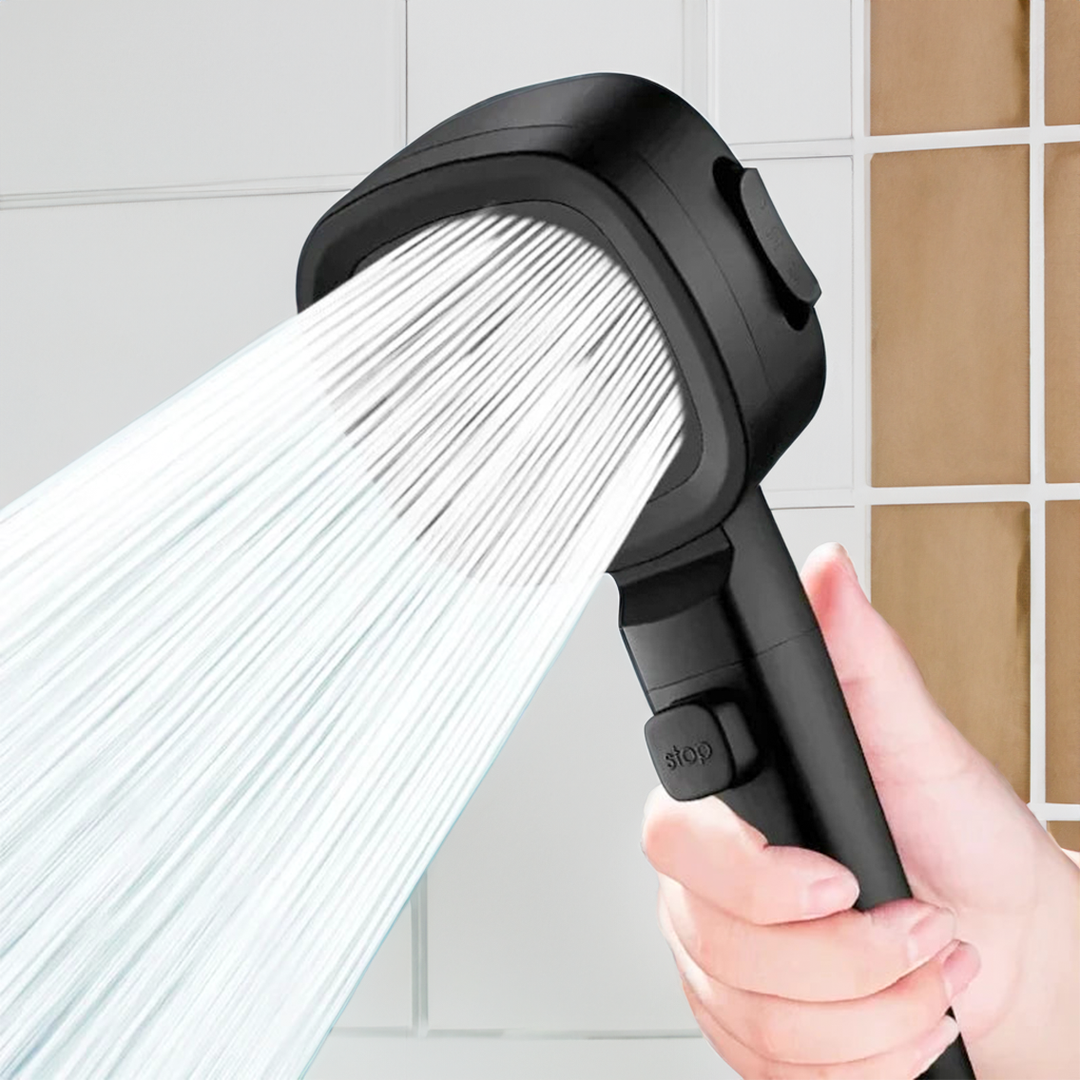 AquaPulse Douchekop - Hoge Druk | Verstelbare Sproeistanden
